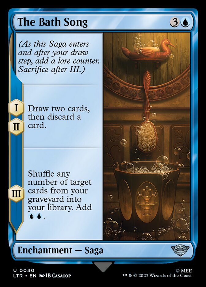 The Bath Song - carta Magic The Gathering