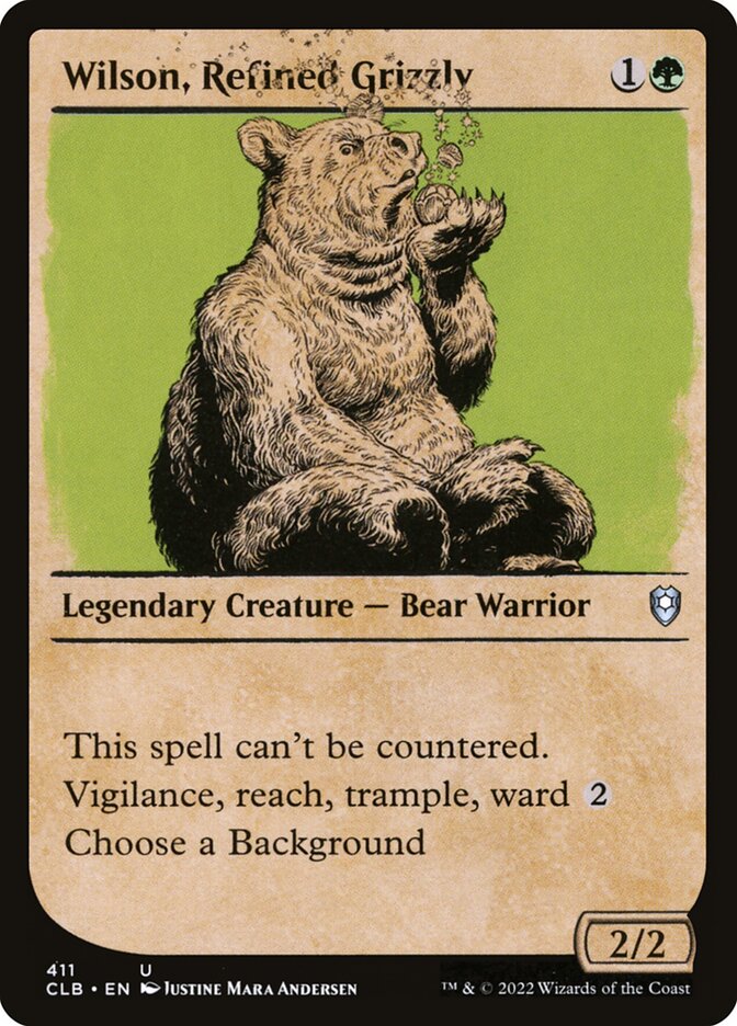 Wilson, Refined Grizzly - carta Magic The Gathering