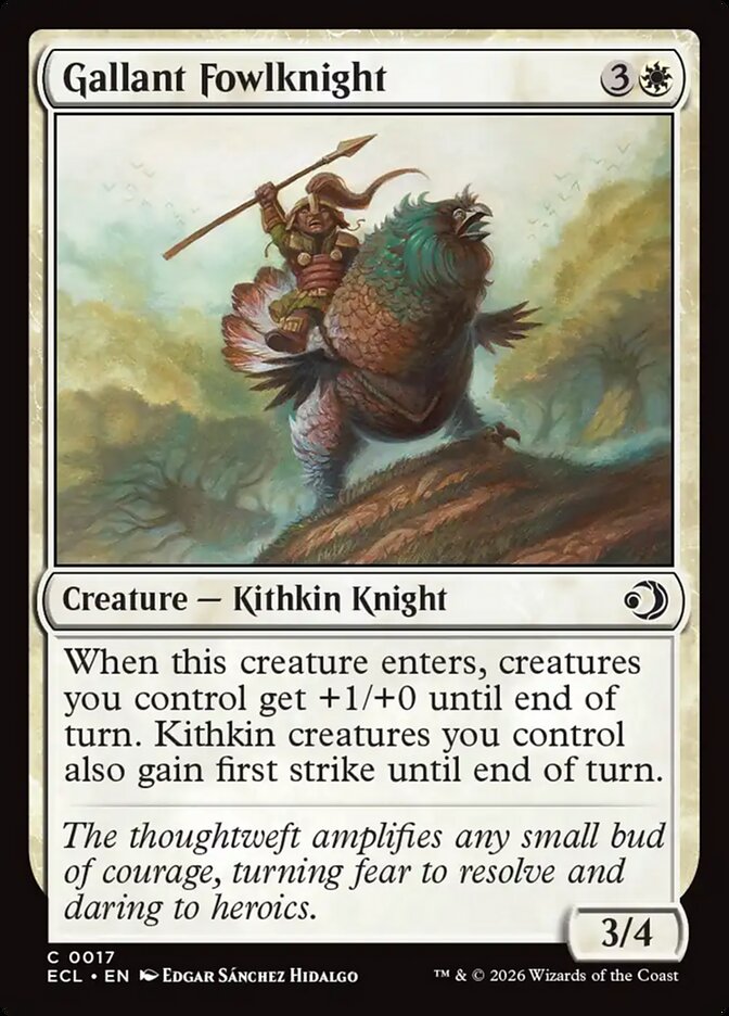 Gallant Fowlknight - carta Magic The Gathering
