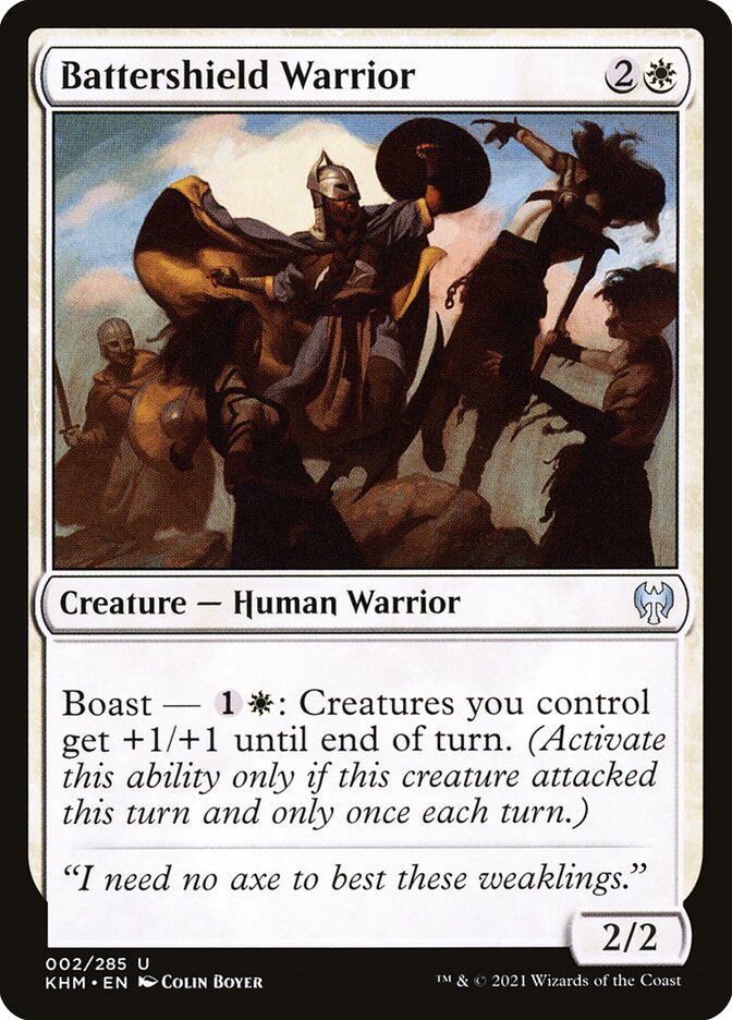 Battershield Warrior - carta Magic The Gathering