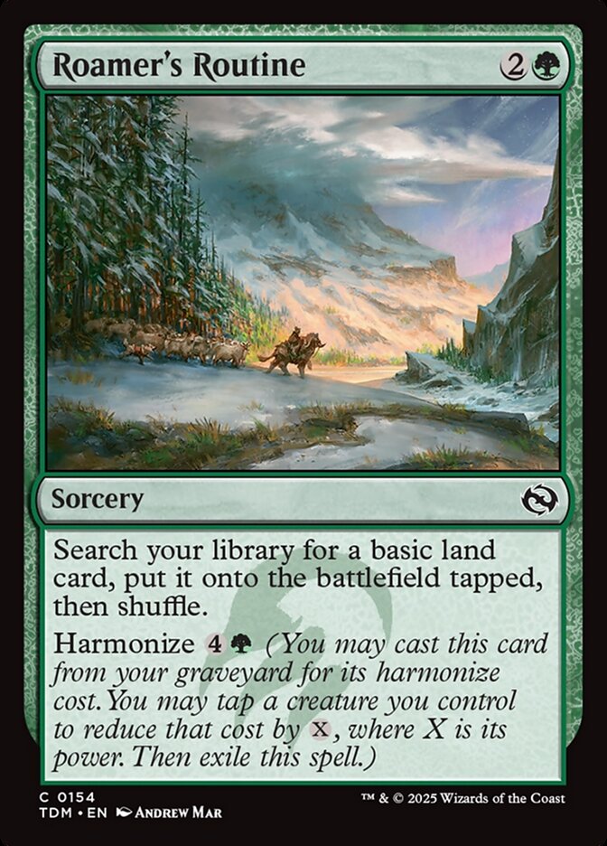 Roamer's Routine - carta Magic The Gathering