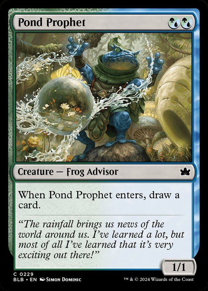 Pond Prophet - carta Magic The Gathering