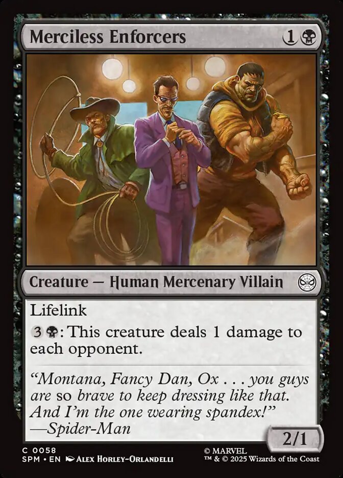 Merciless Enforcers - carta Magic The Gathering