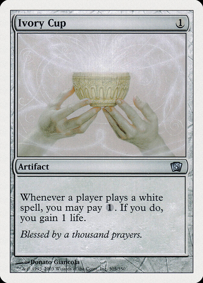 Ivory Cup - carta Magic The Gathering