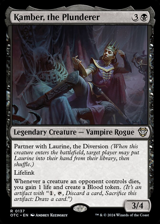 Kamber, the Plunderer - carta Magic The Gathering