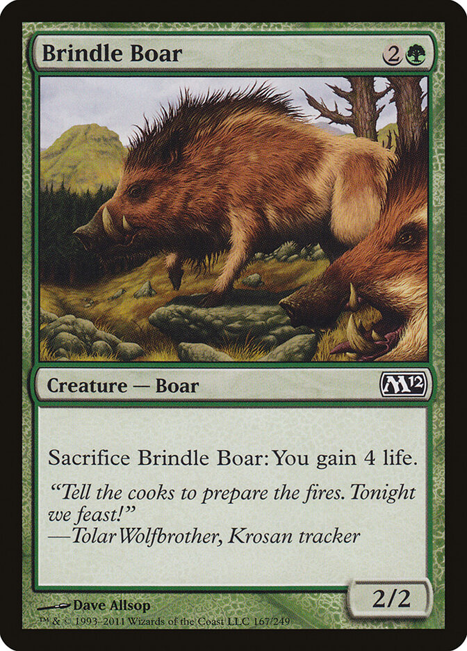 Brindle Boar - carta Magic The Gathering