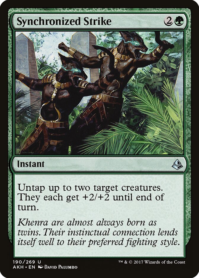 Synchronized Strike - carta Magic The Gathering