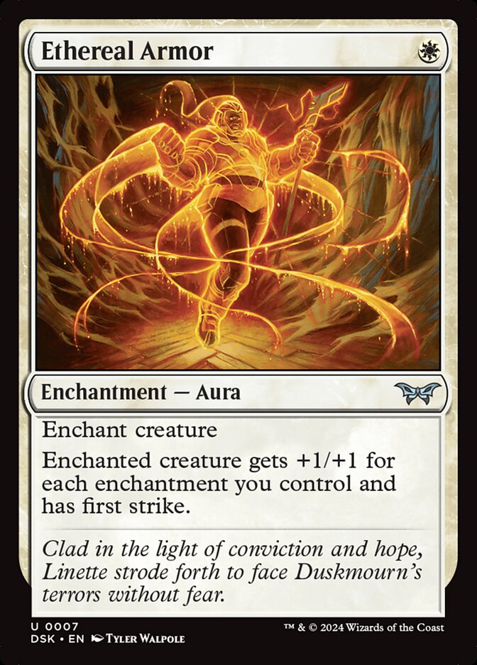 Ethereal Armor - carta Magic The Gathering