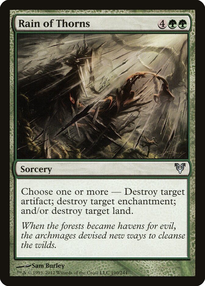 Rain of Thorns - carta Magic The Gathering