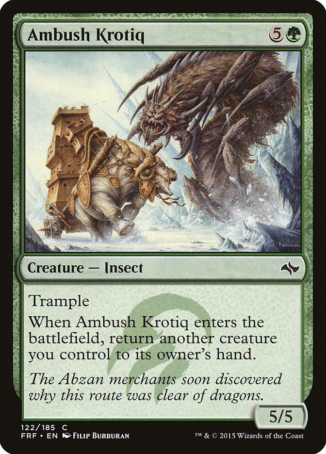 Ambush Krotiq - carta Magic The Gathering