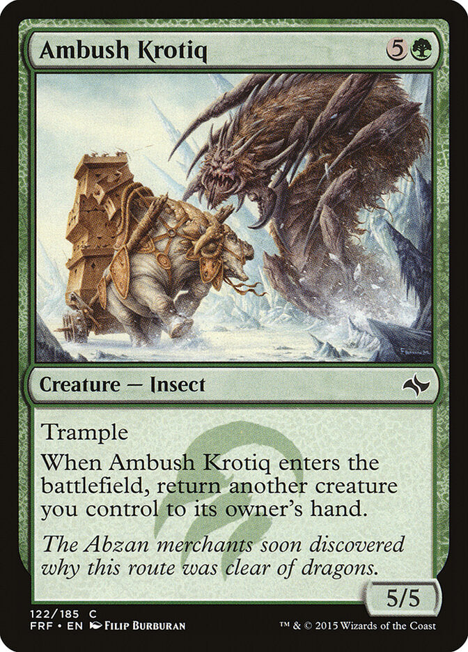 Ambush Krotiq - carta Magic The Gathering