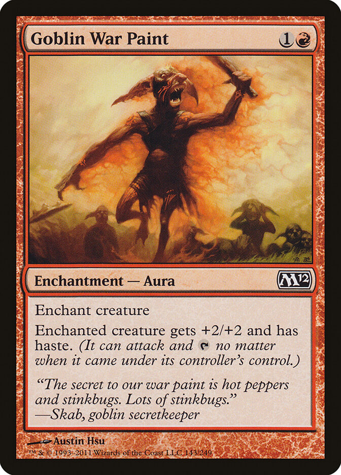 Goblin War Paint - carta Magic The Gathering