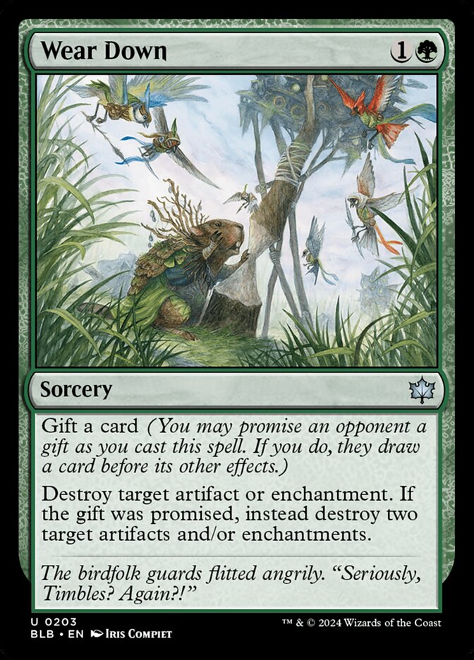 Wear Down - carta Magic The Gathering