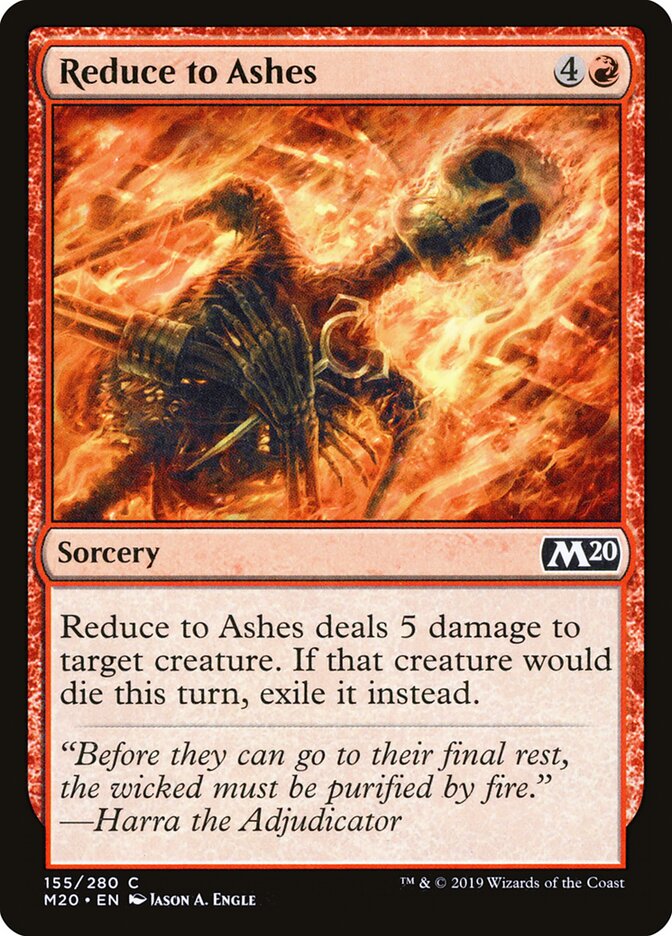 Reduce to Ashes - carta Magic The Gathering
