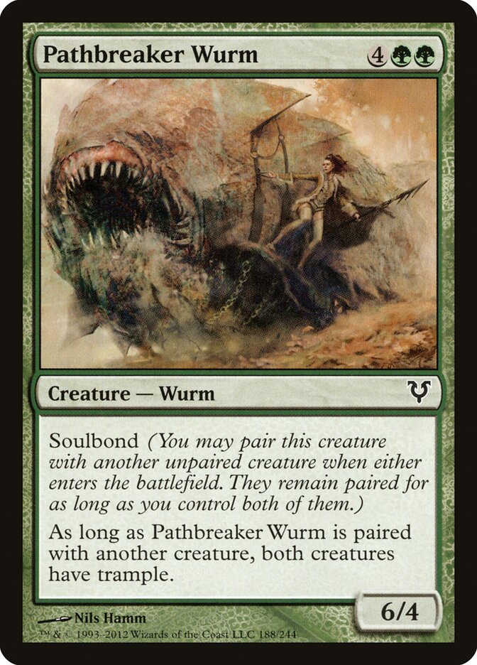 Pathbreaker Wurm - carta Magic The Gathering