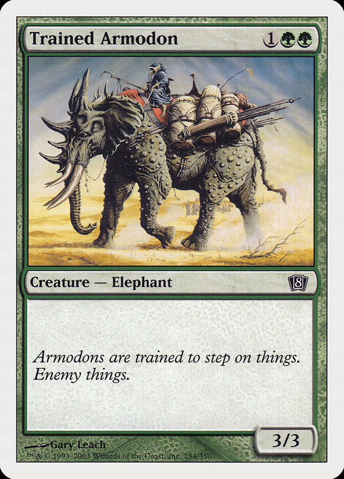 Trained Armodon - carta Magic The Gathering