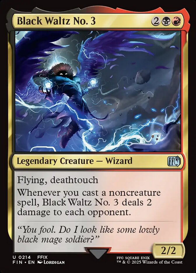 Black Waltz No. 3 - carta Magic The Gathering