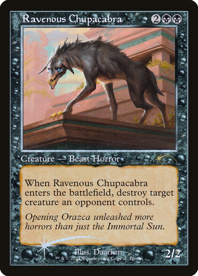 Ravenous Chupacabra - carta Magic The Gathering