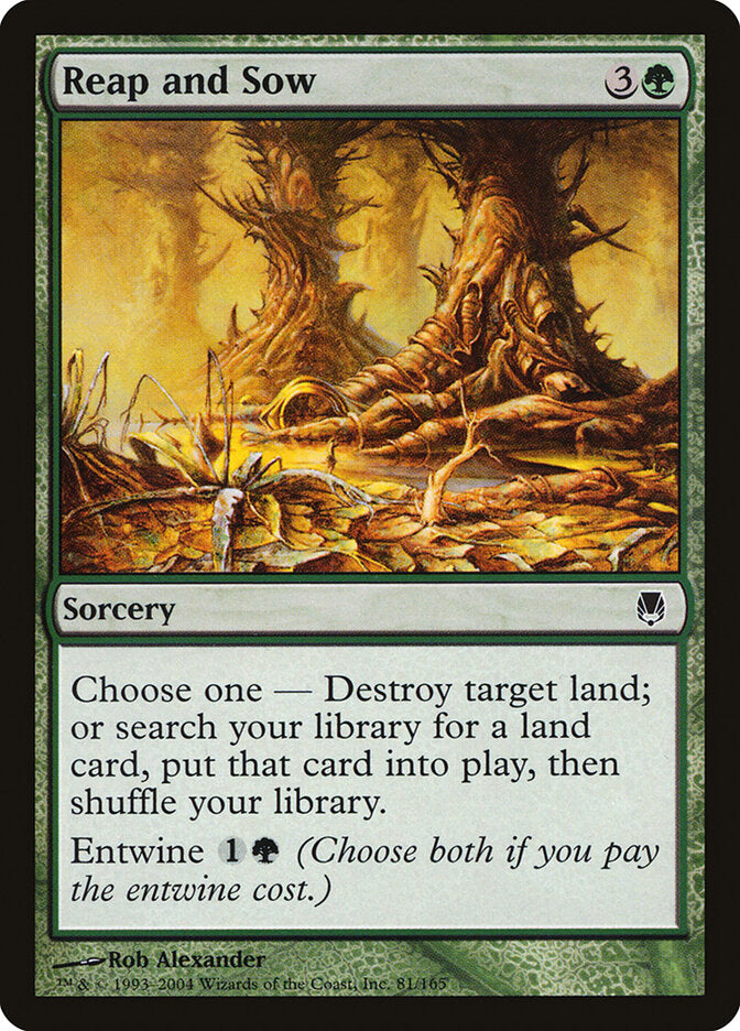 Reap and Sow - carta Magic The Gathering