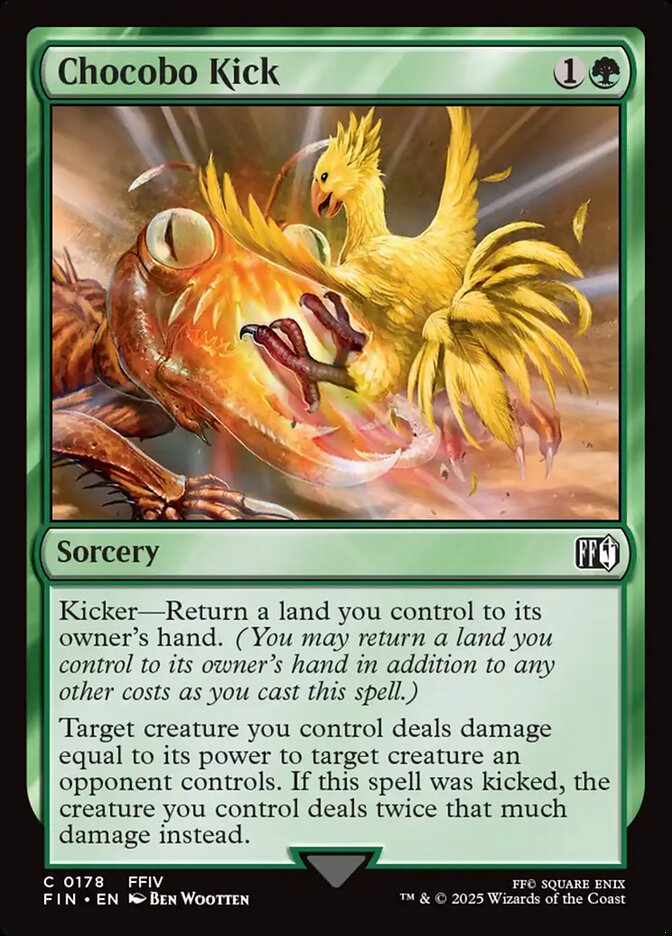 Chocobo Kick - carta Magic The Gathering