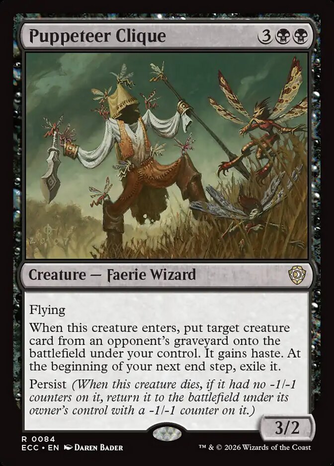 Puppeteer Clique - carta Magic The Gathering