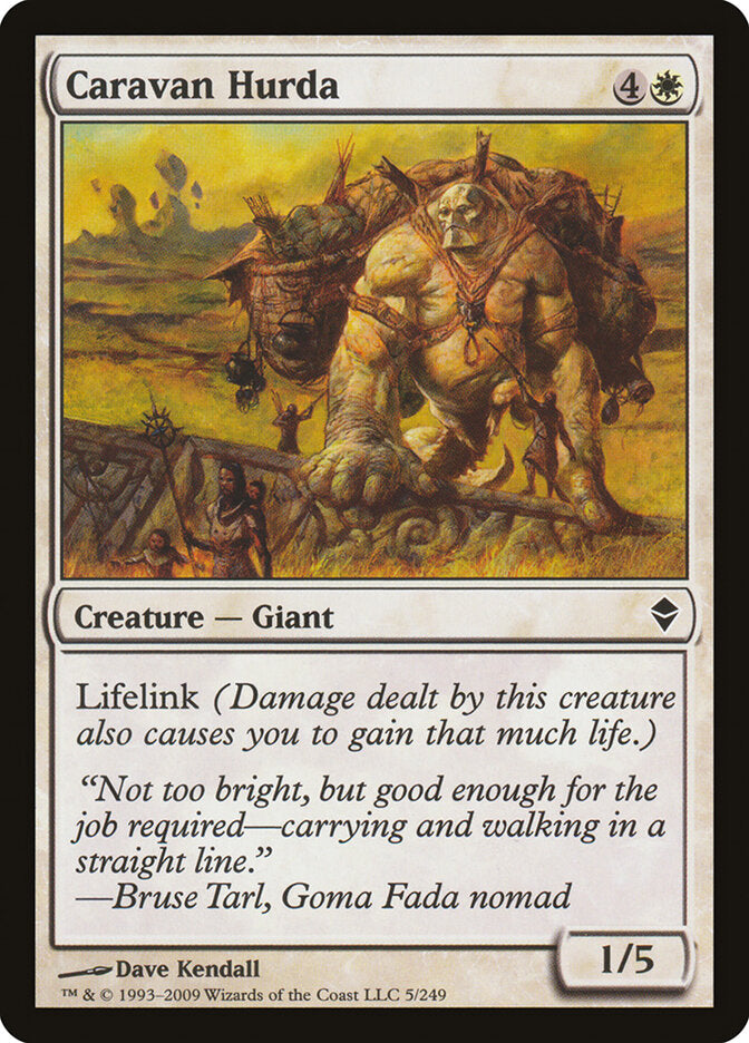 Caravan Hurda - carta Magic The Gathering