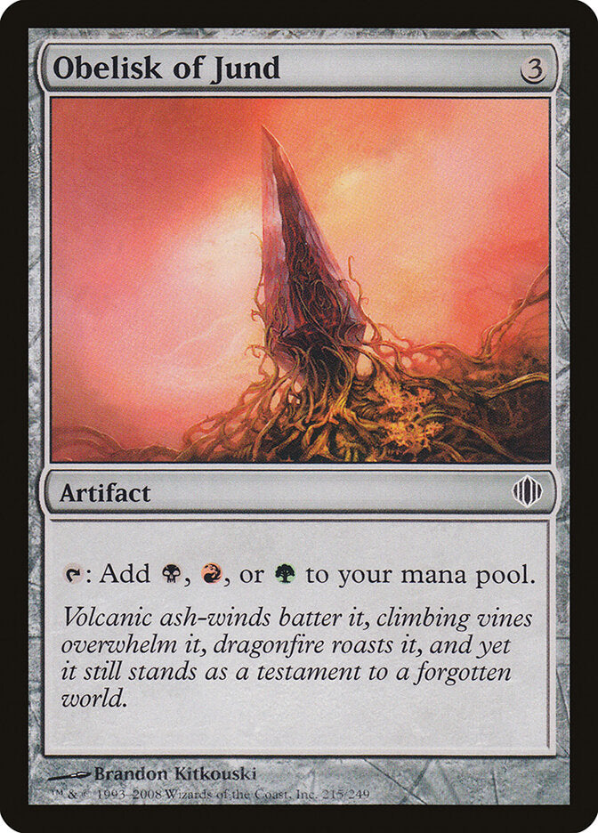 Obelisk of Jund - carta Magic The Gathering