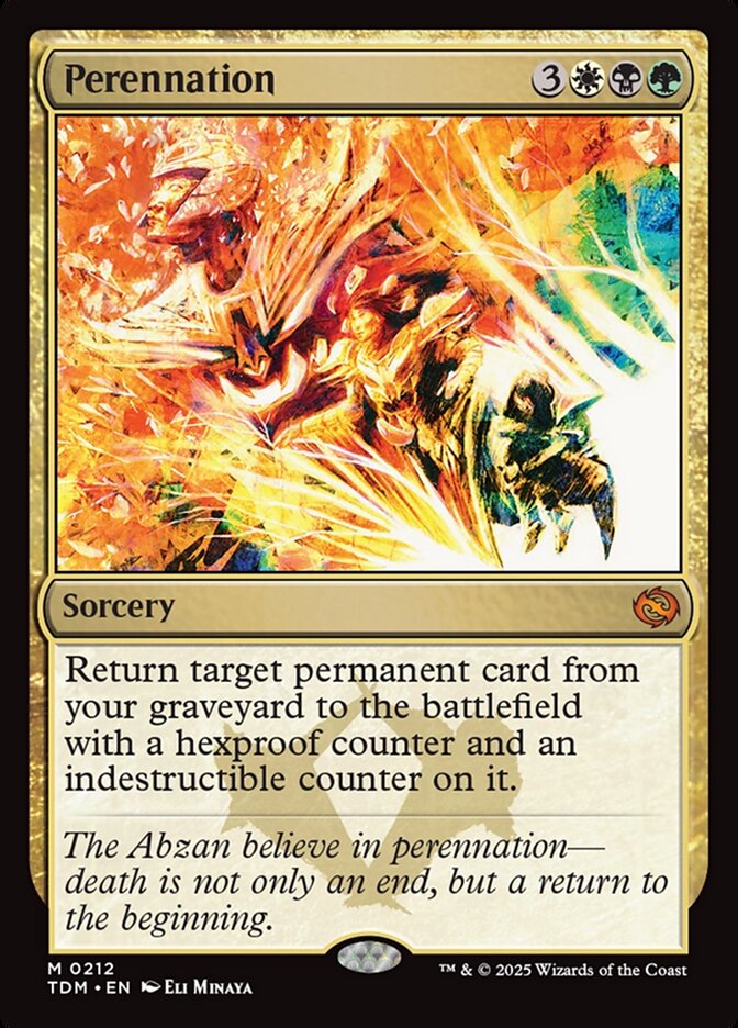 Perennation - carta Magic The Gathering