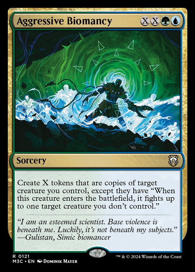 Aggressive Biomancy - carta Magic The Gathering