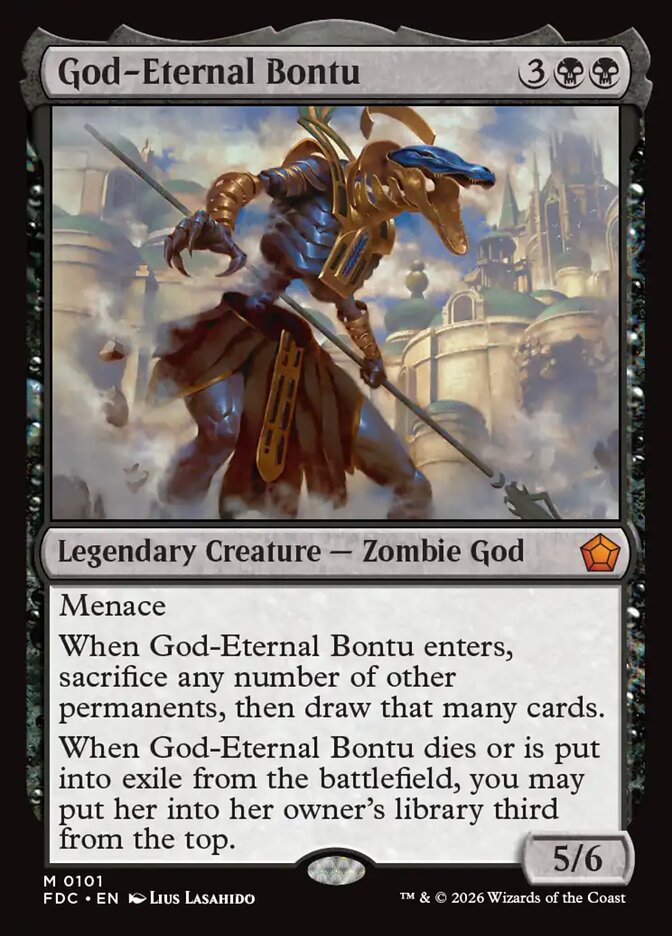 God-Eternal Bontu - carta Magic The Gathering