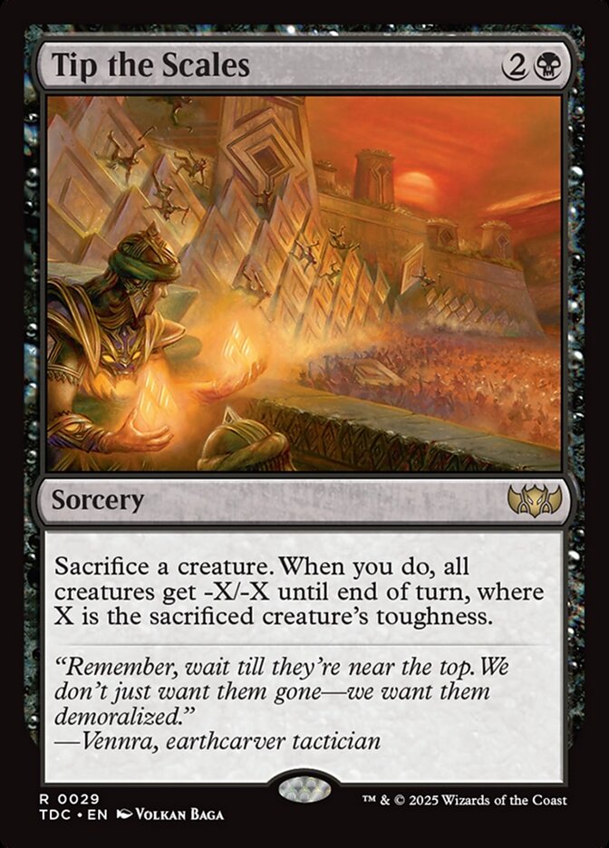 Tip the Scales - carta Magic The Gathering