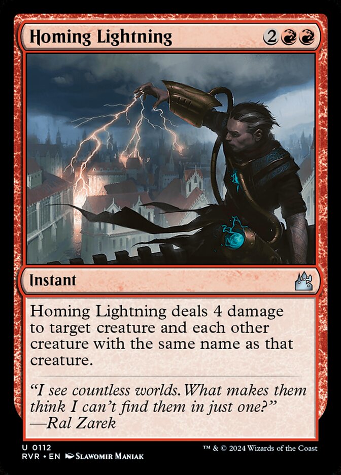 Homing Lightning - carta Magic The Gathering