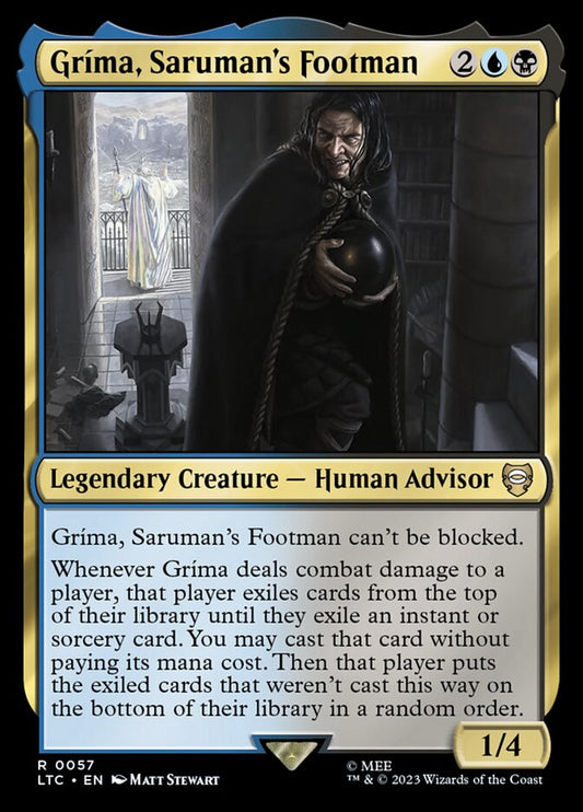 Gríma, Saruman's Footman - carta Magic The Gathering