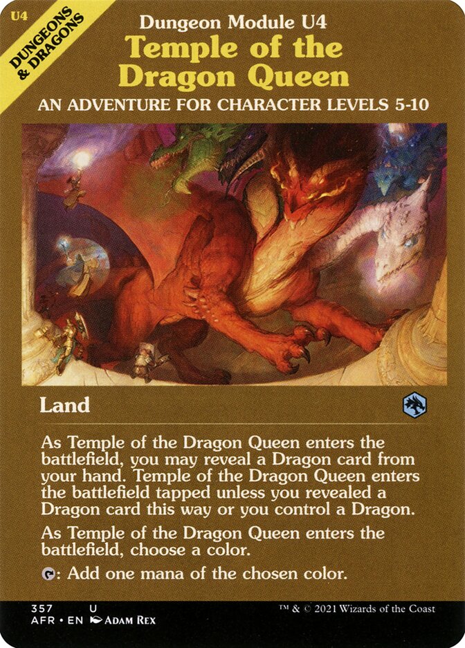 Temple of the Dragon Queen - carta Magic The Gathering