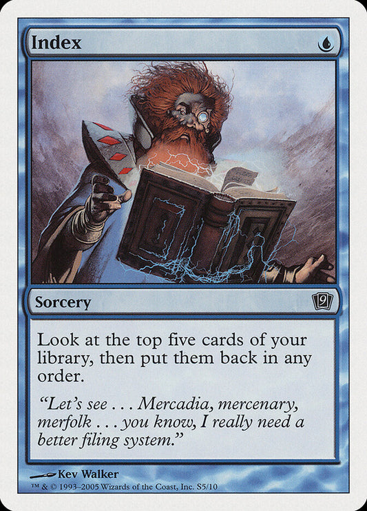 Index - carta Magic The Gathering