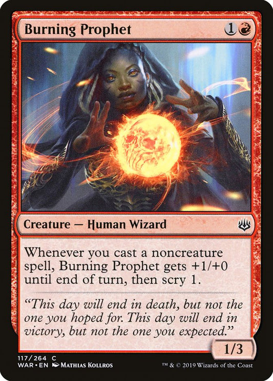 Burning Prophet - carta Magic The Gathering