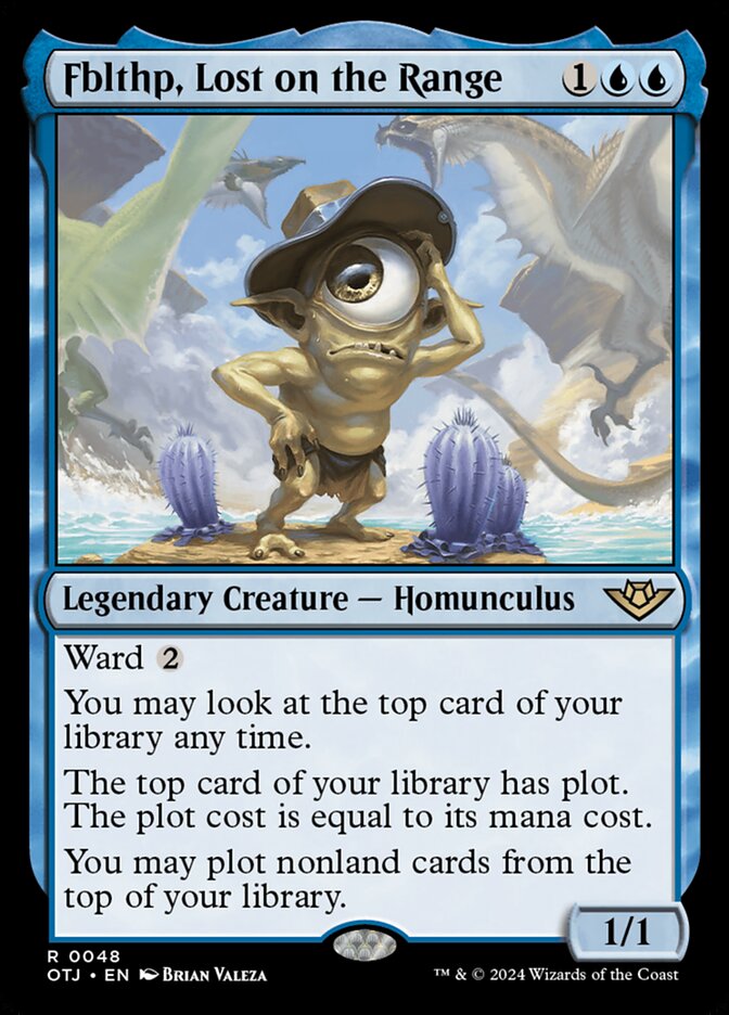Fblthp, Lost on the Range - carta Magic The Gathering