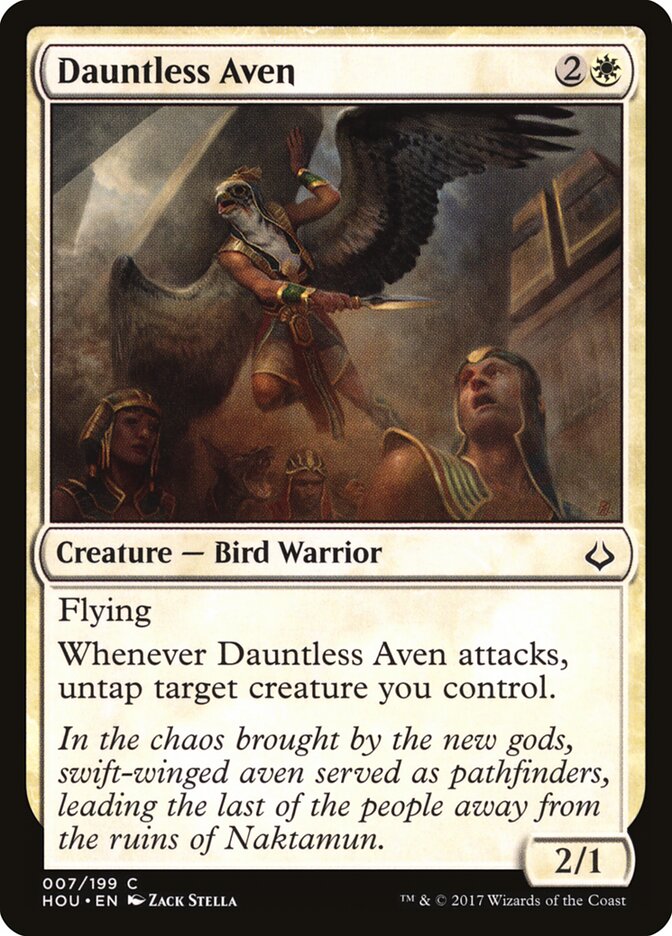 Dauntless Aven - carta Magic The Gathering