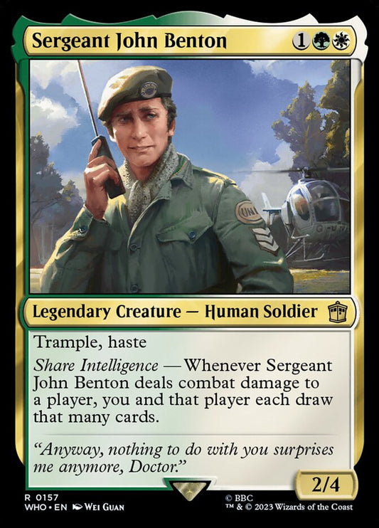 Sergeant John Benton - WHO-157-NF-LDG-UNI