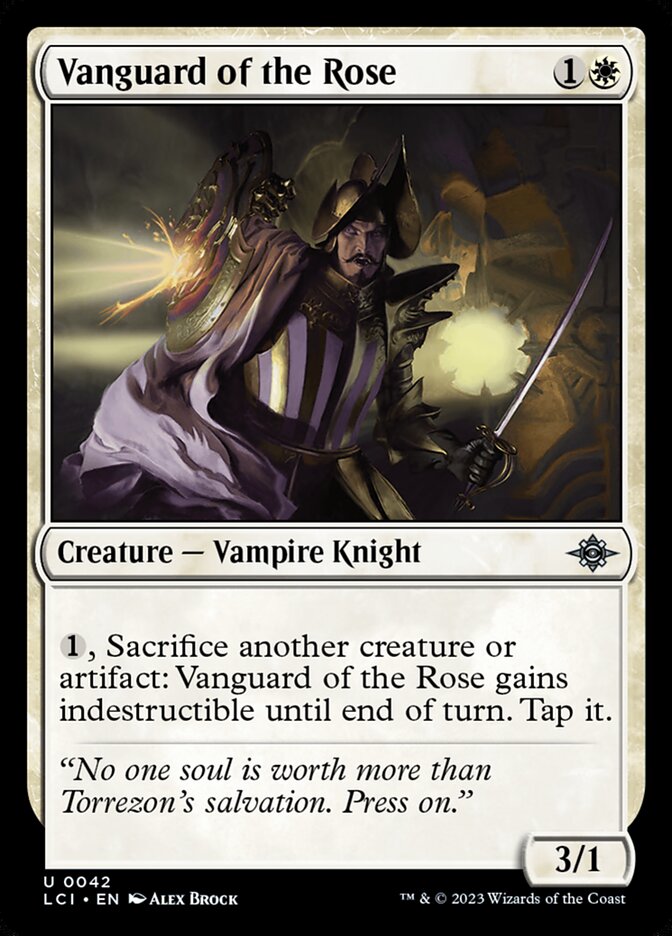 Vanguard of the Rose - carta Magic The Gathering
