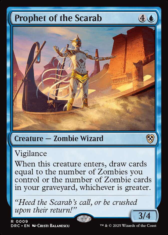 Prophet of the Scarab - carta Magic The Gathering