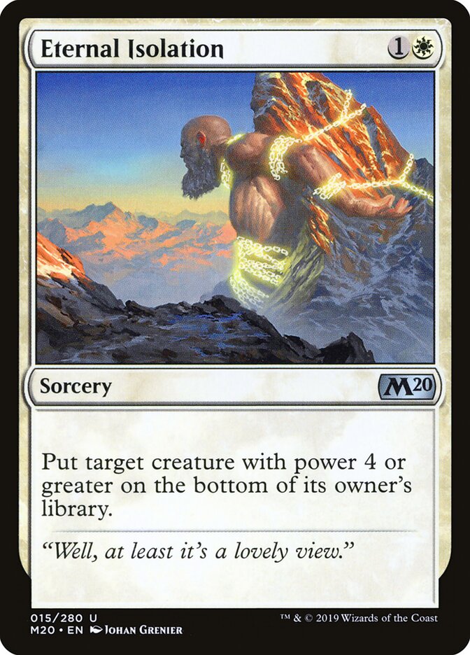 Eternal Isolation - carta Magic The Gathering