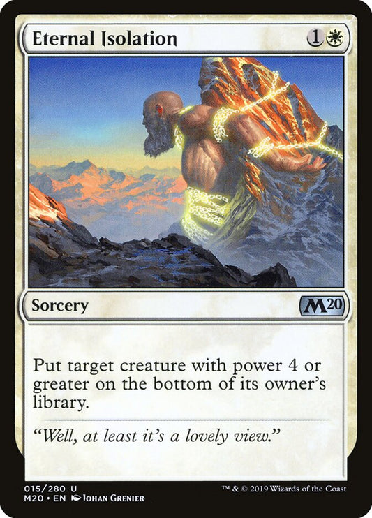 Eternal Isolation - carta Magic The Gathering