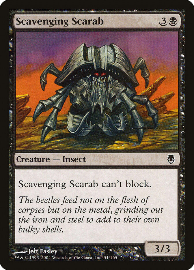 Scavenging Scarab - carta Magic The Gathering