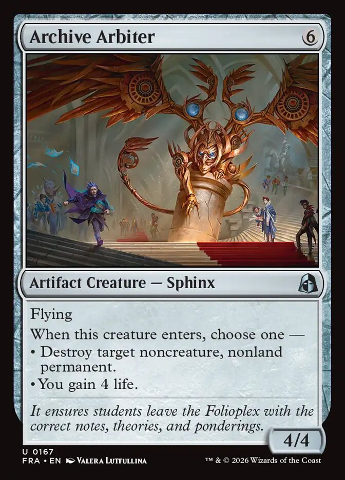 Archive Arbiter - carta Magic The Gathering