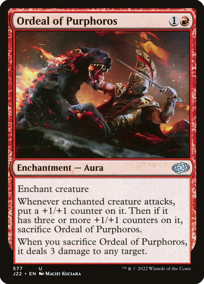 Ordeal of Purphoros - carta Magic The Gathering