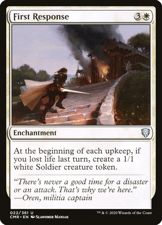 First Response - carta Magic The Gathering