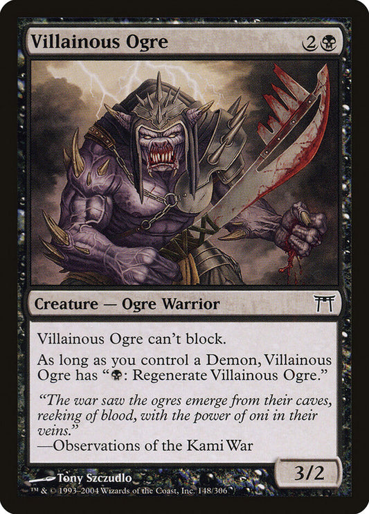 Villainous Ogre - carta Magic The Gathering