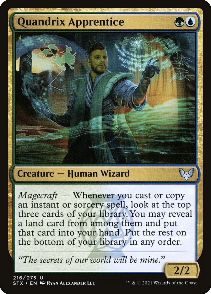 Quandrix Apprentice - carta Magic The Gathering