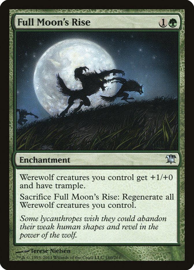 Full Moon's Rise - carta Magic The Gathering